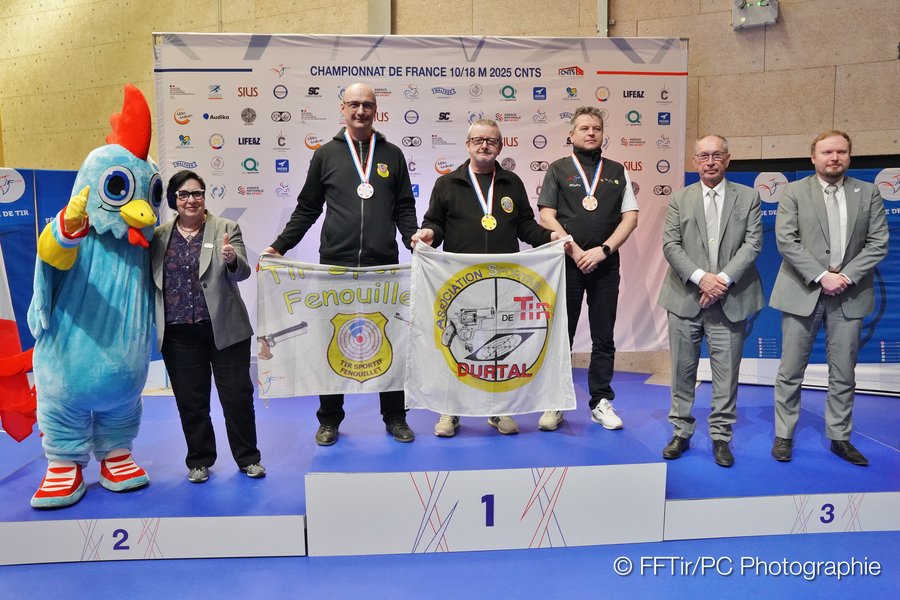 Hervé sur le podium du championnat de France 2025