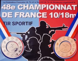 L’ASTD médaillée en pistolet aux Championnats de France 10 m à Besançon